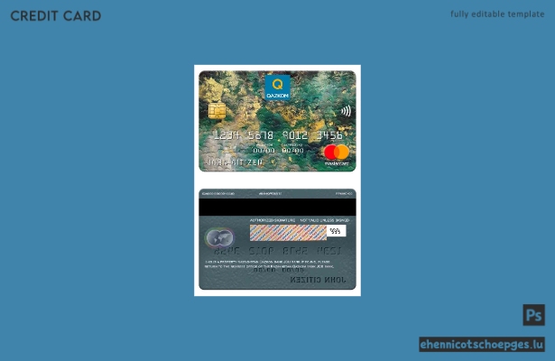 Kasachstan Qazkom Bank JCB Bank Mastercard Beispielvorschau